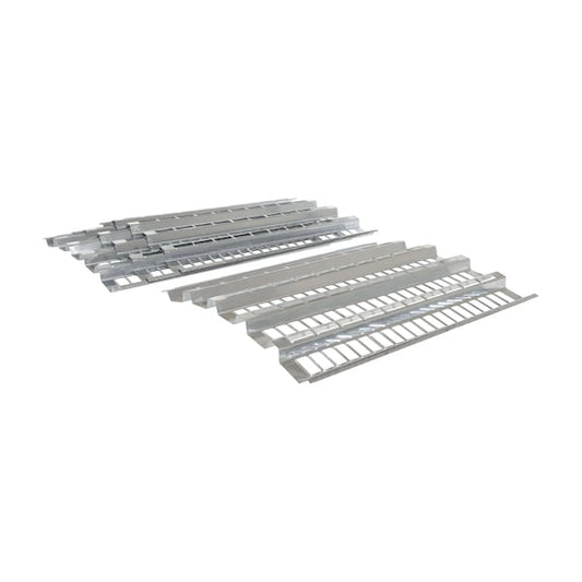 Vestil PCH-120 Open-Area Pallet Rack Decking 38.5"W x 120"L Gray Galvanized Steel