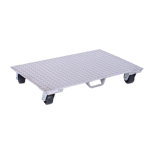 Vestil PDA-2436-R-S-H Aluminum Plate Dolly With Rubber Wheels, PK2