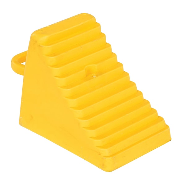Vestil PEWC-7-YL POLYETHYLENE WHEEL CHOCK 7 LBS YELLOW