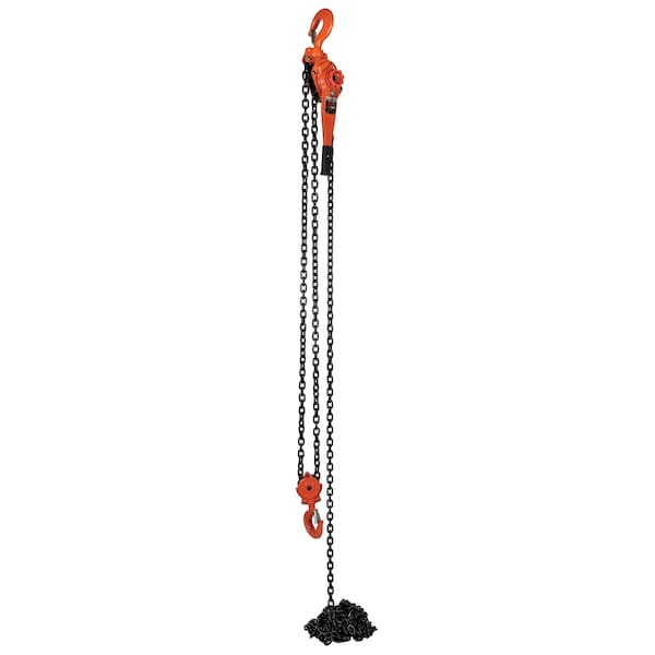 Vestil PLH-120-20 Professional Lever Hoist, 20 ft. Lift, 12K, 12000 lbs Load Capacity, 20 ft Hoist Lift, Hook