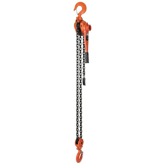 Vestil PLH-120-5 Professional Lever Hoist, 5 ft. Lift, 12K, 12000 lbs Load Capacity, 5 ft Hoist Lift, Hook