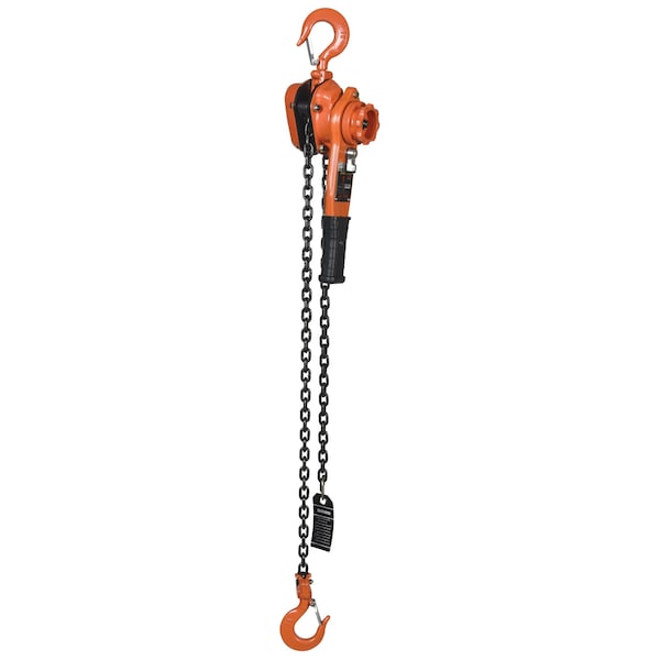 Vestil PLH-20-5 Professional Lever Hoist, 5 ft. Lift, 2K, 2000 lbs Load Capacity, 5 ft Hoist Lift, Hook
