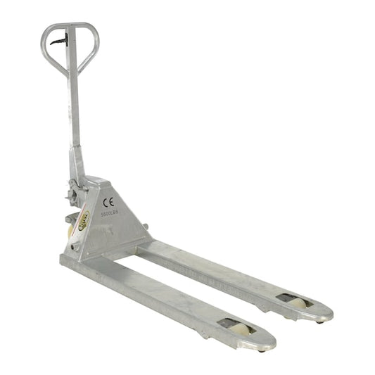 Vestil PM5-2048-S-G Galvanized Steel Pallet Truck, 20 x 48