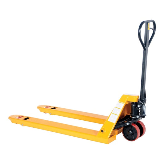 Vestil PM5-2748-Y-6PKG Yellow Pallet Truck, 5.5K, 27 x 48, PK6