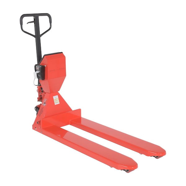 Vestil PM-2048-SCL-LP-PT HD Pallet Truck-Scale, 5K, 22.38 x 48