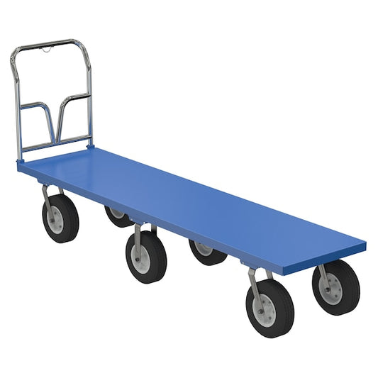 Vestil PNU-2496 24x96 Pneum Tire Pltfrm Cart 1.5K