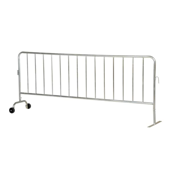 Vestil PRAIL-102-HD-G-WF Crowd Control Interlocking Barrier