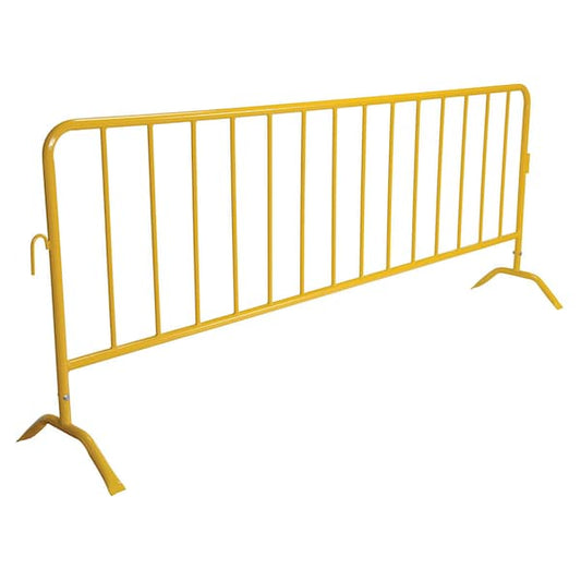 Vestil PRAIL-102-Y Yellow Barrier, Curved Feet