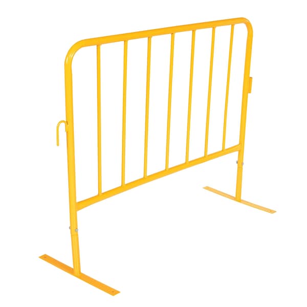 Vestil PRAIL-48-Y-FF YELLOW BARRIER 48" W/FLAT FEET