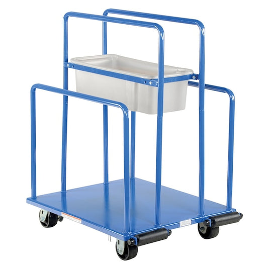 Vestil PRCT Panel Cart 2000 lb Glass-Filled Nylon 4 x 2 Casters 30 x 26