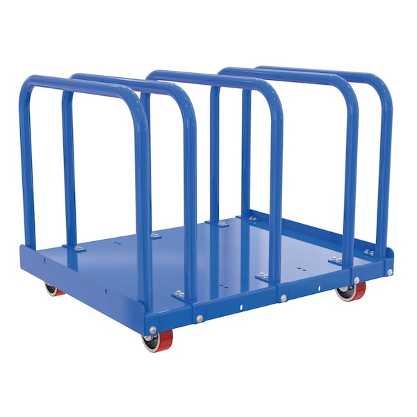 Vestil PRCT-HD-44-AB HEAVY DUTY PANEL CART 44" WIDE ADJUSTABLE BAYS