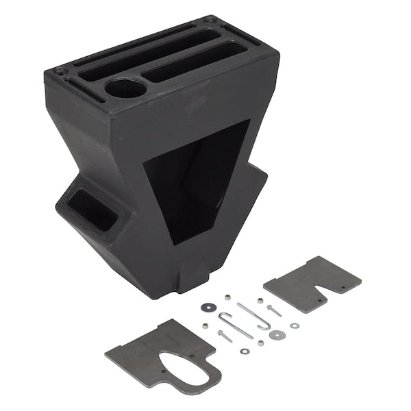 Vestil P-CADDY-BK-CWN Black Crown Pallet Truck Caddy 7 3/4 x 16 1/4 x 18 5/8