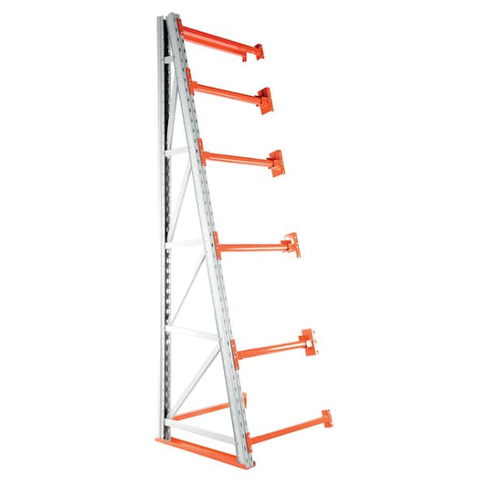 Vestil RERC-A-3410 Steel Reel Rack Add-On Kit 36 In. x 36 In. x 120 In. 6000 Lb. Capacity, White/Orange
