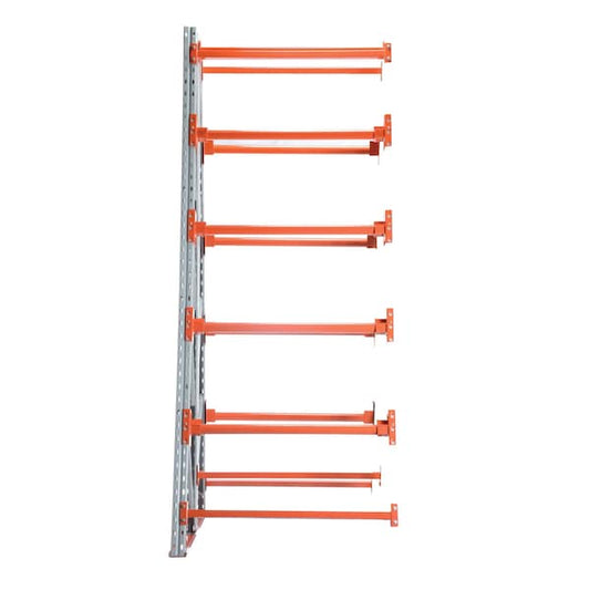 Vestil RERC-A-4410 Steel Reel Rack Add-On Kit 36 In. x 48 In. x 120 In. 6000 Lb. Capacity, White/Orange