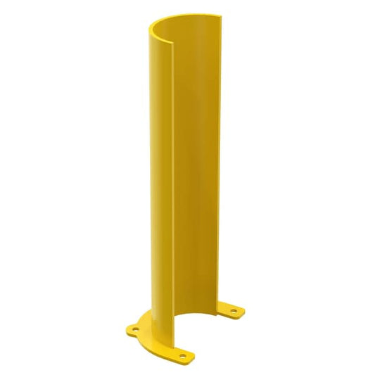 Vestil RRG-24-6-YL Steel Rounded Rack Guard 24 In. x 9.25 In. x 6.5 In. Yellow