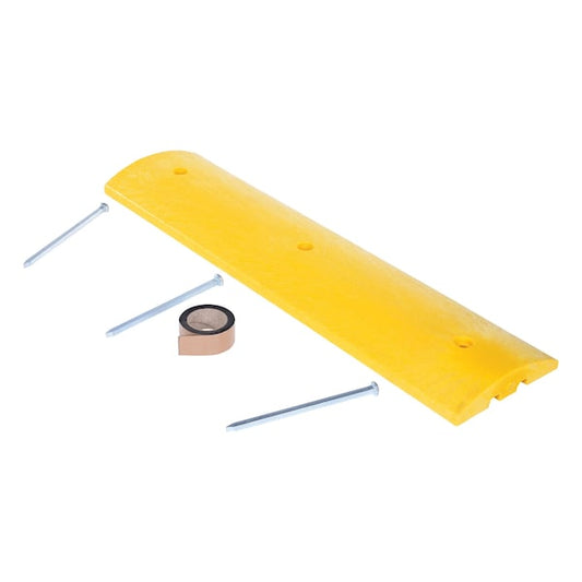 Vestil SBDA-48 Speed Bump, Asphalt Hardware, 48x12x2.25, dual cable channel 1 X 3/4, Asphalt