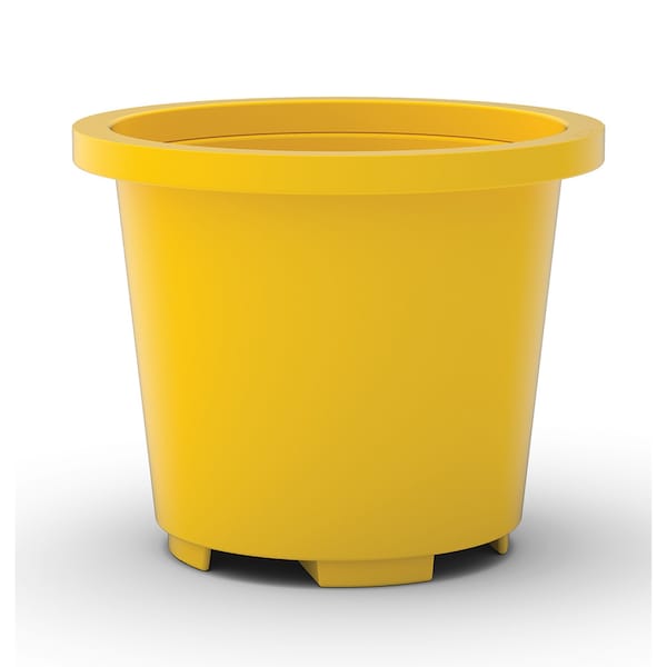 Vestil SCC-65-YL Drum Contain ment Base, Yellow