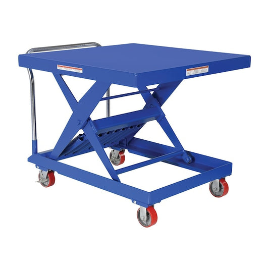 Vestil SCSC-2000-4242 Steel Auto-Hite Cart 2000 lb Polyurethane Casters 42 x 42