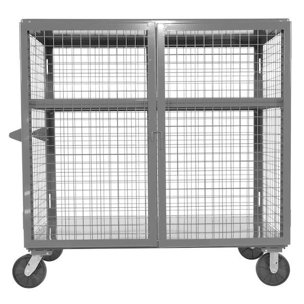 Vestil SCW-XM-3060-GYSG 2000 lb Capacity, 33 W x 64.5625 L x 61.625 H, 2 Shelves