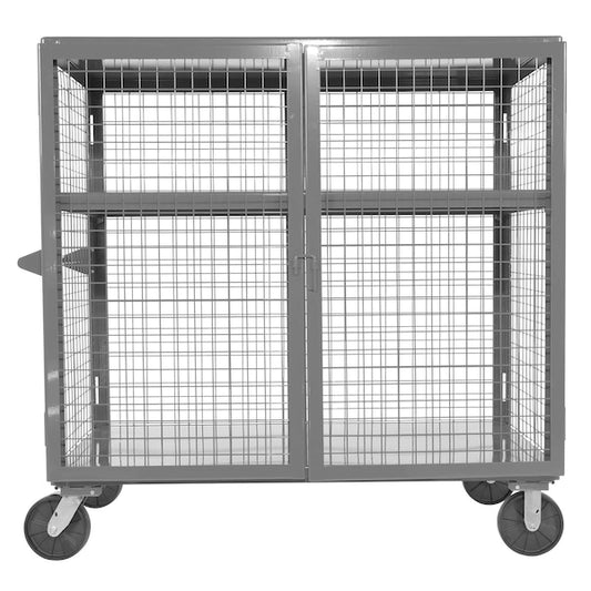 Vestil SCW-XM-3060-GYSG 2000 lb Capacity, 33 W x 64.5625 L x 61.625 H, 2 Shelves