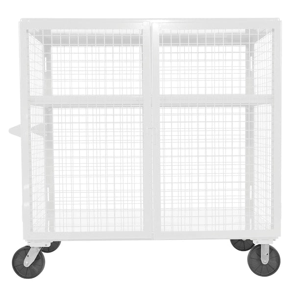 Vestil SCW-XM-3060-WT 2000 lb Capacity, 33 W x 64.5625 L x 61.625 H, 2 Shelves