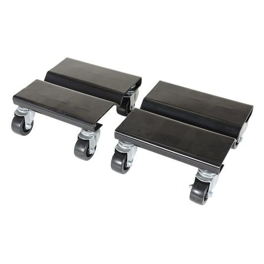 Vestil SDOL-2 Black Steel Dolly Set 8"x8"x3-5/8", 2PK
