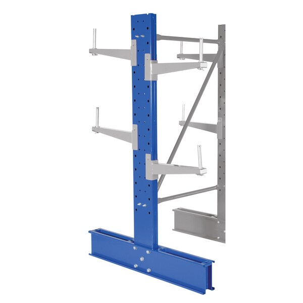 Vestil SDU-C-6-12 Blue Steel Cantilever Double Upright 12" Arm 11000lb Capacity