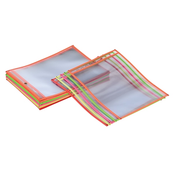 Vestil SHOPT-N Neon Shop Ticket Holders, PK25