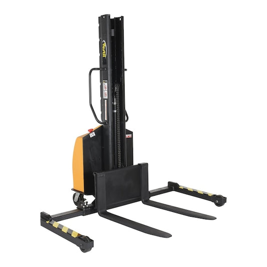 Vestil SLNM15-63-AA Powered Lift Stacker, Load Cap. 1500 lb., Overall Width: 54-1/8"