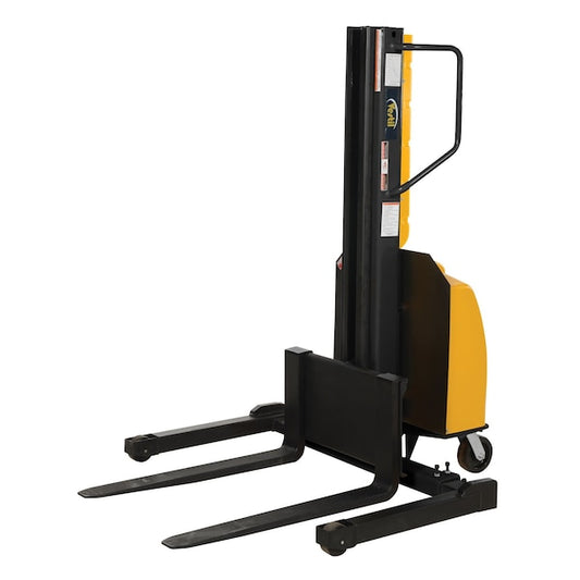 Vestil SLNM-98-AA Adjustable Fork Stacker Power Lift, Load Cap. 1500 lb.