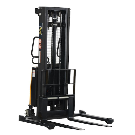 Vestil SL-118-AA ADJUSTABLE STACKER W/POWERED LIFT 118 IN