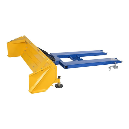 Vestil SPB-VP-848-72 Steel Fork Mount Snow Pusher 72'' Blade Blue/Yellow