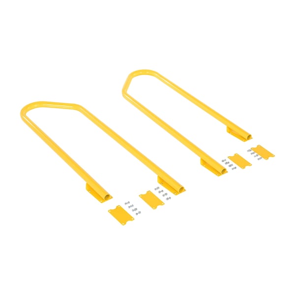 Vestil SPN-2-YL-HR-RF STEP POLY NESTABLE 2 YL HANDRAIL RETROFIT