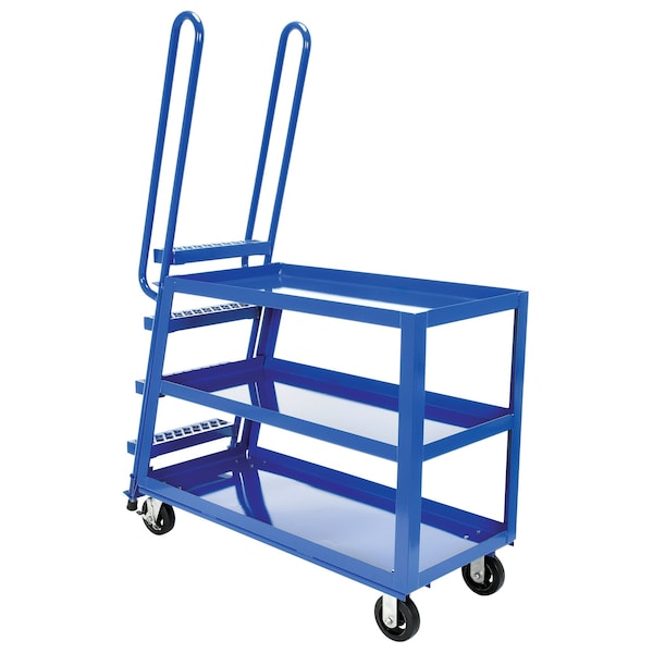 Vestil SPS-HD-2252-6MR High Duty Truck.21.5x51, Rubber-On-Steel, Steel, 1000 lb Load Capacity, 56.125 L, 21.875 W