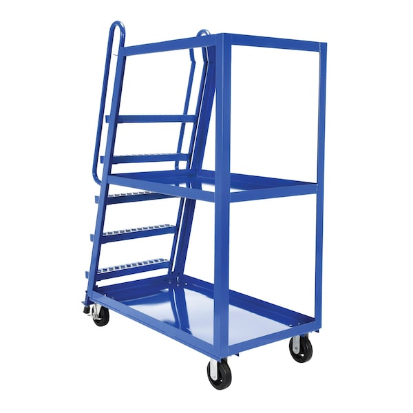 Vestil SPS-HF-2852-6MR High Frame Cart, Steel, 1000 lb Load Capacity, 56.125 L, 27.875 W, 75.0625 H