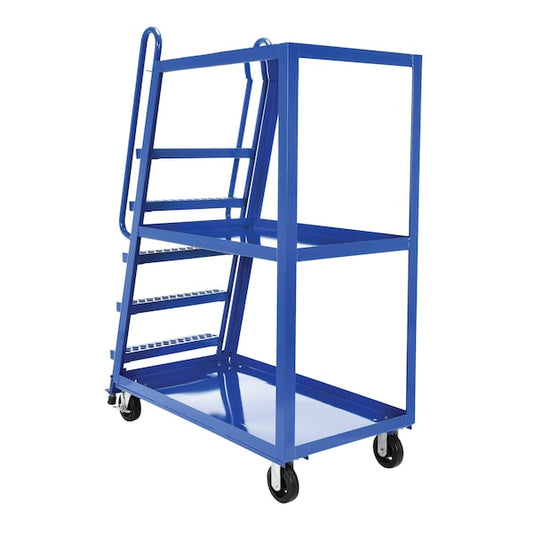 Vestil SPS-HF-2852-6MR High Frame Cart, Steel, 1000 lb Load Capacity, 56.125 L, 27.875 W, 75.0625 H