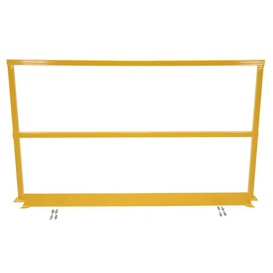 Vestil SQ-108-TB-HWR SAFETY HANDRAIL W/HARDWARE & TOEBOARD 108