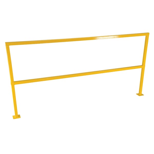 Vestil SQ-84 Steel Square Safety Handrail, 86-1/2 In. x 4 In. x 42 In., Yellow