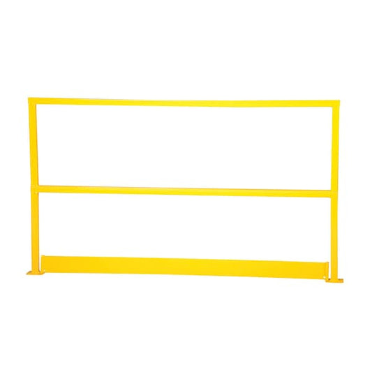 Vestil SQ-96-TB Steel Safety Handrail, Toeboard, 96 in