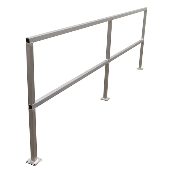 Vestil SQ-A-120 ALUMINUM SAFETY HANDRAIL NO TOEBOARD 120 IN