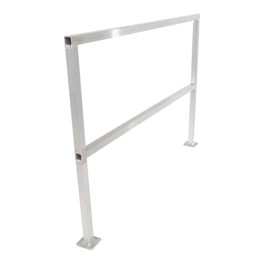 Vestil SQ-A-60 ALUMINUM SAFETY HANDRAIL NO TOEBOARD 60 IN