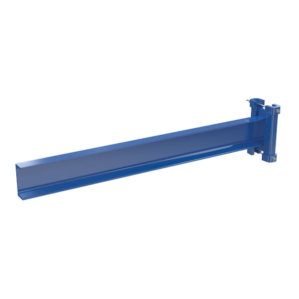 Vestil SSAL-36-NL Blue Steel Cantilever Straight Arm no Lip 36"L Usable 1200lb Capacity