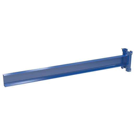 Vestil SSAL-48-NL Blue Steel Cantilever Straight Arm no Lip 48"L Usable 1000lb Capacity
