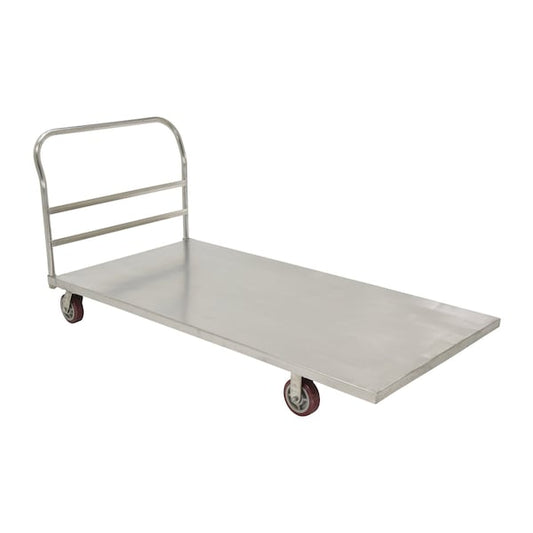 Vestil SSPT-3672 Stainless Steel Platform Truck 2000 lb Poly-On-Poly Casters 36 x 72