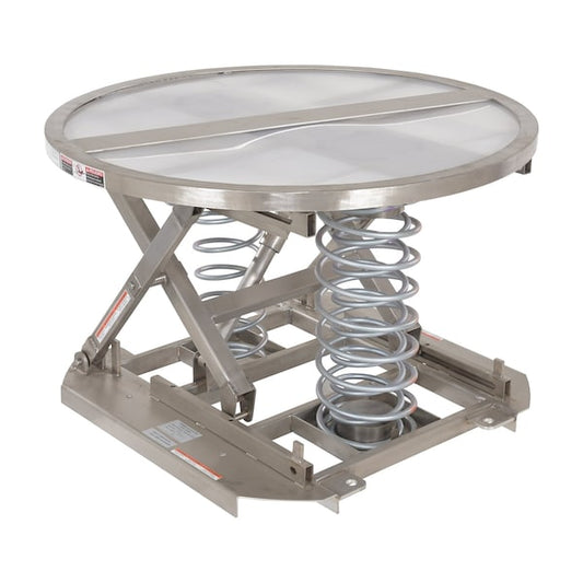 Vestil SST-45-PSS Spring Scissor Table, 4500 lb. Cap