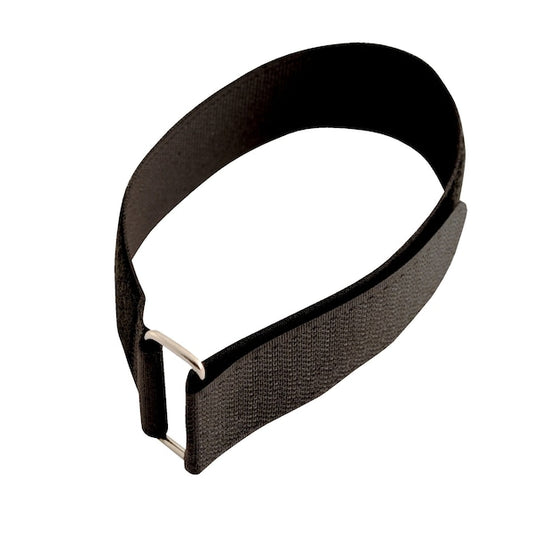 Vestil STRAPA-16 Back-to-Back Strap, No Adhesive, 16 in, 1-1/4 in W, Black, 25 PK