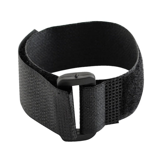 Vestil STRAPB-8 Back-to-Back Strap, No Adhesive, 8 in, 1 in W, Black, 100 PK