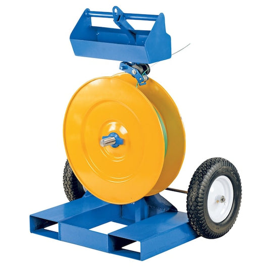 Vestil STRAP-FP Strapping Cart With ForK, Pockets