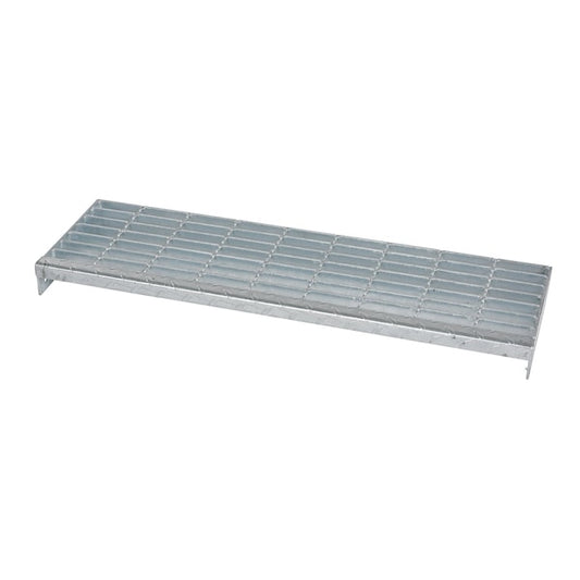 Vestil STS-36-HDG 1 Steps, 2.625 Overall Height, Galvanized Steel, Silver