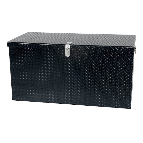 Vestil STTB-2448 Tread Plate Toolbox, Black, 49 in W x 26 in D x 25 in H